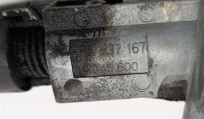 Thumbnail 5: 2014 PORSCHE CAYENNE (958) FRONT LEFT DRIVER DOOR HANDLE LOCK CYLINDER w/KEY