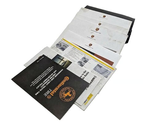 2014 PORSCHE CAYENNE (958) 3.0L DIESEL (MCB.RB) OWNERS MANUAL BOOKLET SET w/CASE