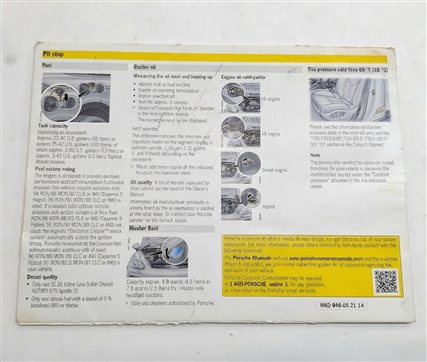 Thumbnail 4: 2014 PORSCHE CAYENNE (958) 3.0L DIESEL (MCB.RB) OWNERS MANUAL BOOKLET SET w/CASE