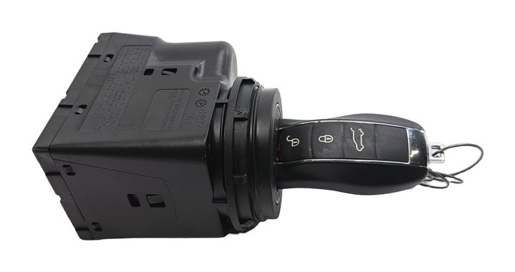 Thumbnail 3: 2011-2018 PORSCHE CAYENNE 958 IGNITION STARTER CYLINDER SWITCH w/KEY FOB