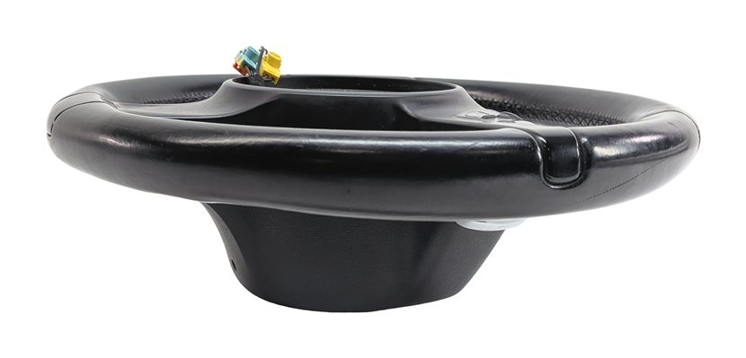 Thumbnail 3: 2011-2014 PORSCHE CAYENNE (958) MULTIFUNCTION LEATHER STEERING WHEEL (Black)