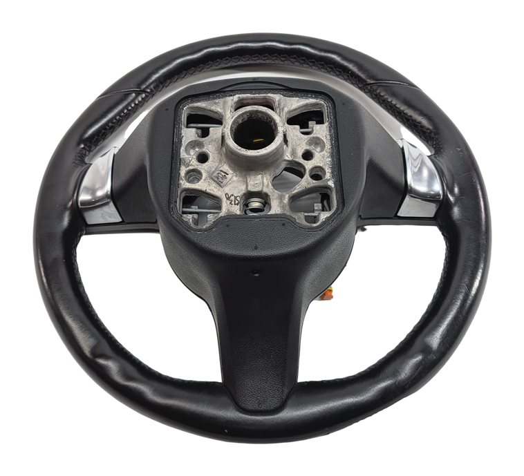 Thumbnail 4: 2011-2014 PORSCHE CAYENNE (958) MULTIFUNCTION LEATHER STEERING WHEEL (Black)