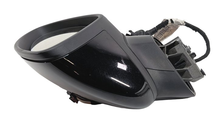 Thumbnail 3: 2011-2014 PORSCHE CAYENNE (958) RIGHT PFOLD AUTODIM BLIND SPOT MIRROR (Black)