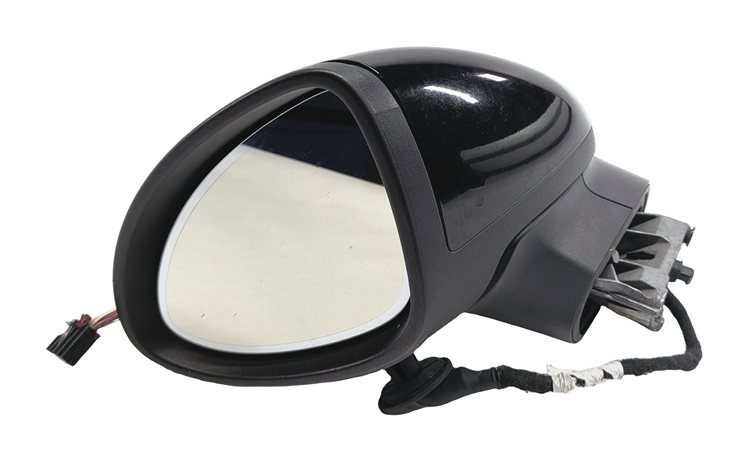 Thumbnail 2: 11-14 PORSCHE CAYENNE (958) LEFT PFOLD AUTODIM BLIND SPOT DOOR MIRROR (Black)