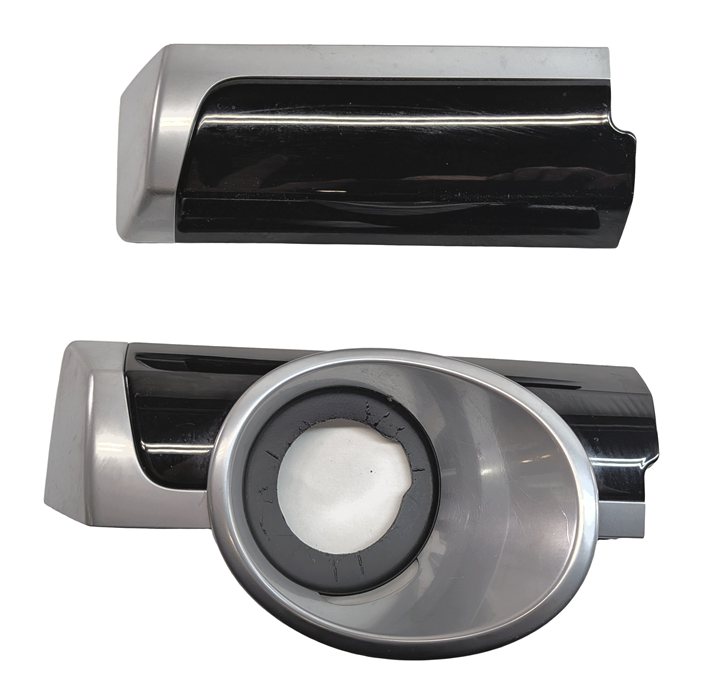 Thumbnail 3: 2014 PORSCHE CAYENNE (958) INTERIOR FRONT DASH DOOR TRIM SET/6 (Piano Black)