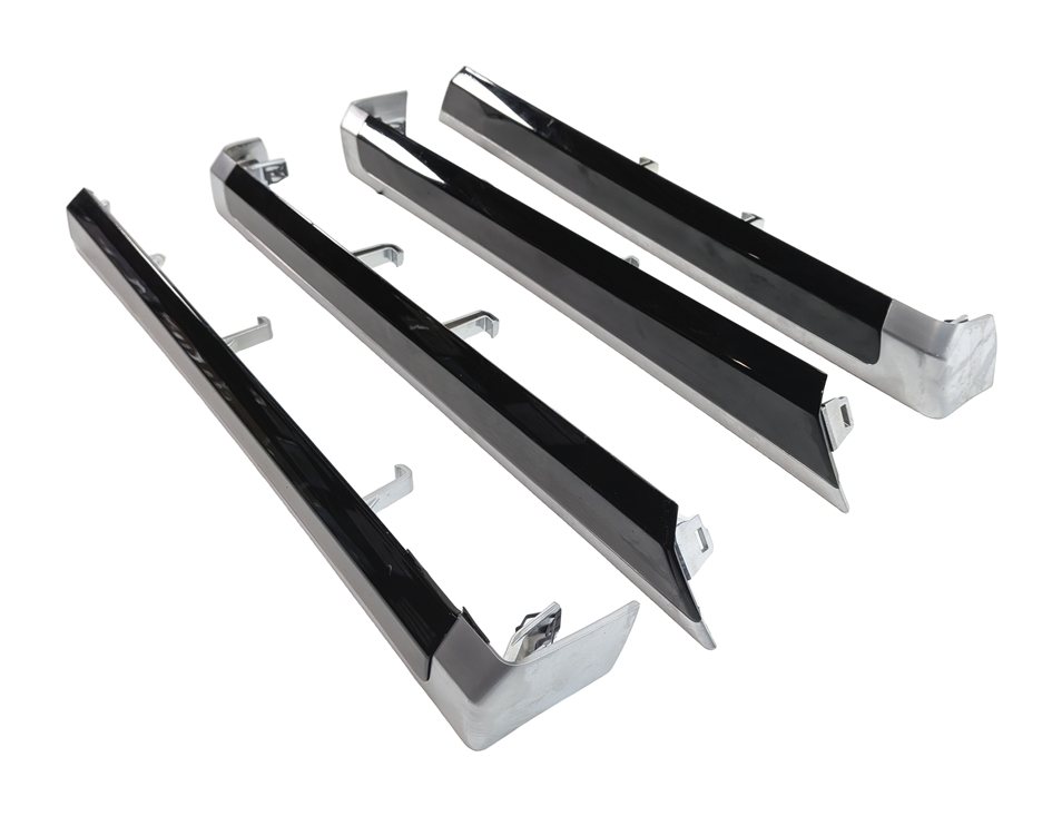 Thumbnail 5: 2014 PORSCHE CAYENNE (958) INTERIOR FRONT DASH DOOR TRIM SET/6 (Piano Black)