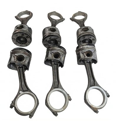 Thumbnail 4: 2013-2016 PORSCHE CAYENNE (958) 3.0L MCN.RB DIESEL ENGINE - PISTON SET-6