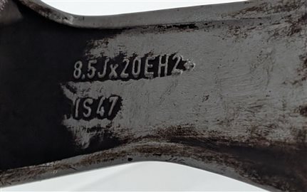 Thumbnail 4: 2014-2017 RANGE ROVER SPORT (L494) 20x8.5 ALUMINUM ALLOY 5 V-SPOKE WHEEL RIM