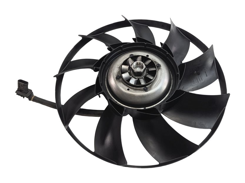 Thumbnail 4: 13-16 RANGE ROVER SPORT (L405 L494) CONDENSER ELECTRIC COOLING FAN w/ CLUTCH