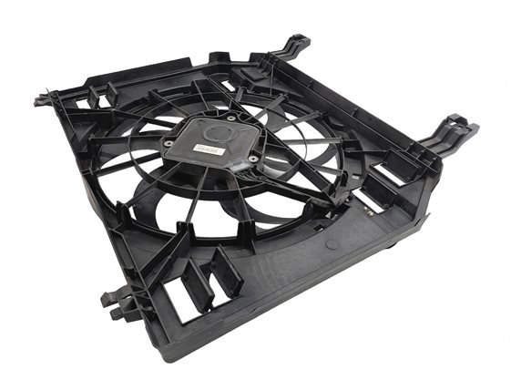 Thumbnail 3: 13-16 RANGE ROVER SPORT (L405 L494) CONDENSER ELECTRIC COOLING FAN & SHROUD