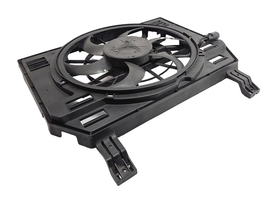 Thumbnail 4: 13-16 RANGE ROVER SPORT (L405 L494) CONDENSER ELECTRIC COOLING FAN & SHROUD