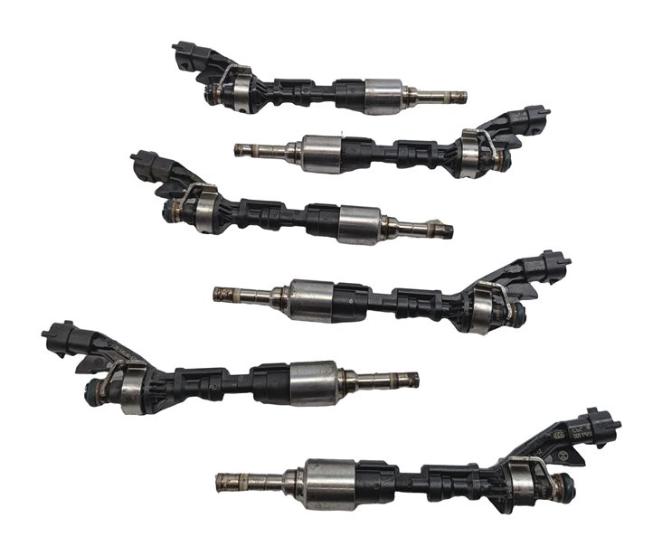 Thumbnail 2: 13-19 XE XF XJ RANGE ROVER SPORT LR4 3.0L SUPERCHARGED ENGINE FUEL INJECTOR SET6