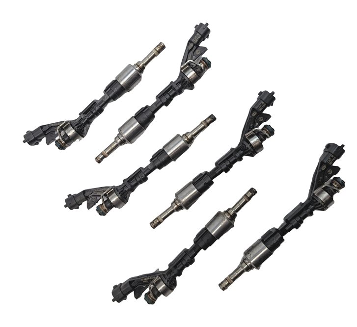 Thumbnail 4: 13-19 XE XF XJ RANGE ROVER SPORT LR4 3.0L SUPERCHARGED ENGINE FUEL INJECTOR SET6