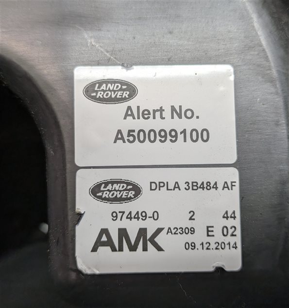 Thumbnail 10: 2014-2017 RANGE ROVER SPORT (L494) AIR SUSPENSION COMPRESSOR PUMP MOTOR (7 SEAT)