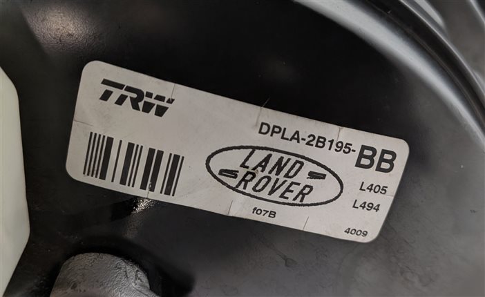 Thumbnail 6: 2015 RANGE ROVER SPORT (L494) POWER BRAKE BOOSTER w/ MASTER CYLINDER & RESERVOIR
