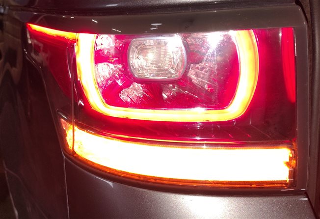 Thumbnail 2: 14-17 RANGE ROVER SPORT L405 L494 REAR LEFT DRIVER UPPER QUARTER TAILLIGHT