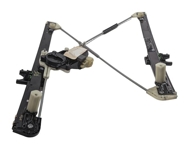Thumbnail 2: 14-20 RANGE ROVER SPORT (L494) FRONT RIGHT PASSENGER WINDOW REGULATOR w/ MOTOR