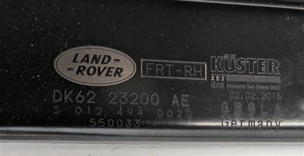 Thumbnail 8: 14-20 RANGE ROVER SPORT (L494) FRONT RIGHT PASSENGER WINDOW REGULATOR w/ MOTOR