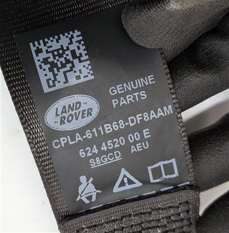 Thumbnail 8: 2015 RANGE ROVER SPORT (L494) REAR LEFT 2ND ROW SEAT SEATBELT RETRACTOR (Black)
