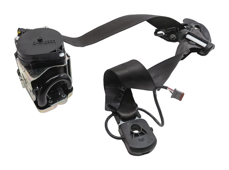 Thumbnail 3: 14-16 RANGE ROVER SPORT L494 FRONT RIGHT PASSENGER SEATBELT RETRACTOR (Black)