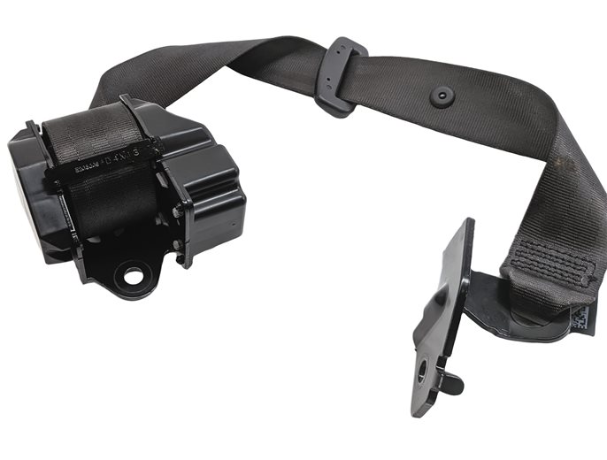 Thumbnail 3: 2015 RANGE ROVER SPORT (L494) REAR 2ND ROW CENTER SEATBELT RETRACTOR (Black)