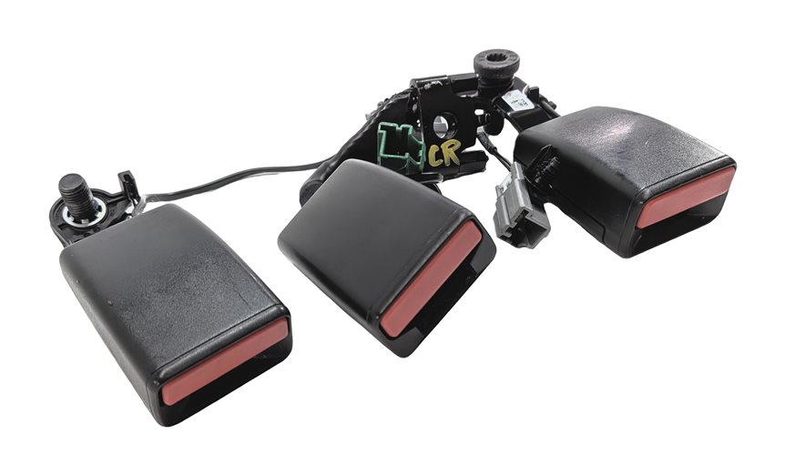 2015 RANGE ROVER SPORT (L494) REAR 2ND ROW SEAT SEATBELT BUCKLE SET/3 (Black)
