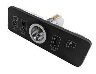 2015 RANGE ROVER SPORT (L494) USB AUX AUXILIARY 12V POWER OUTLET JACK PANEL