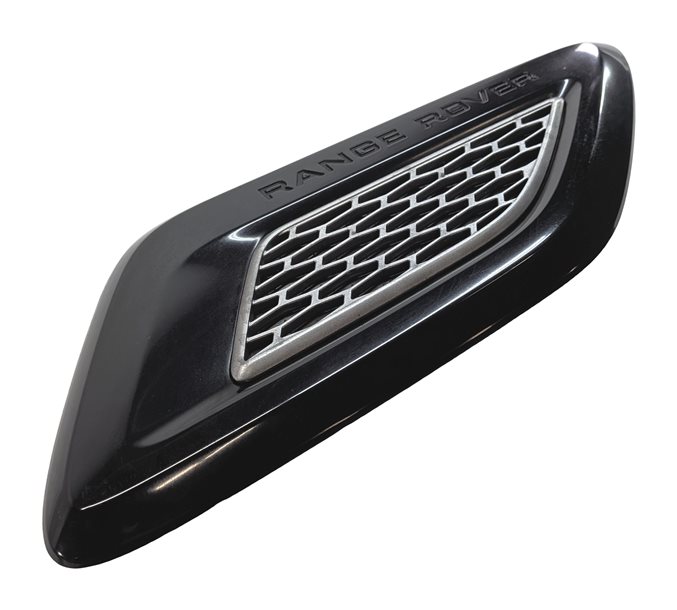 2015 RANGE ROVER SPORT (L494) FRONT RIGHT PASSENGER HOOD VENT GRILLE TRIM BLACK