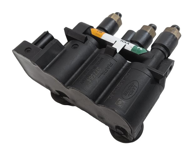 Thumbnail 3: 2015 RANGE ROVER SPORT (L494) FRONT AIR SUSPENSION VALVE BLOCK SOLENOID MANIFOLD