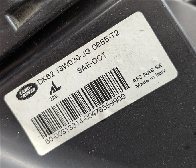 Thumbnail 8: 2014-2017 RANGE ROVER SPORT (L494) LEFT XENON HID ADAPTIVE HEADLIGHT LIGHT LAMP