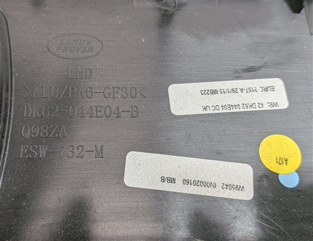 Thumbnail 27: 2015 RANGE ROVER SPORT (L494) INTERIOR DASH DOOR CONSOLE TRIM SET/10 (SILVER)