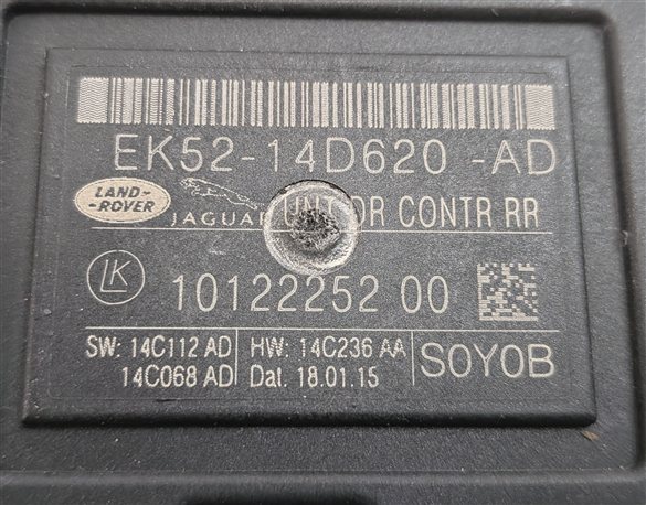 Thumbnail 6: 2014-2015 RANGE ROVER SPORT (L405 L494) REAR LEFT or RIGHT DOOR CONTROL MODULE