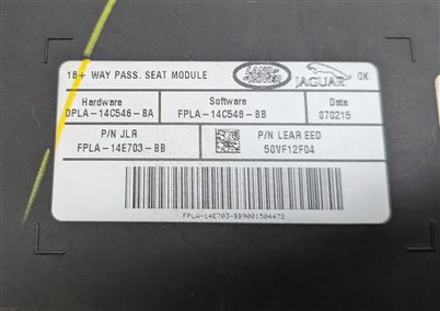 Thumbnail 7: 14-20 JAGUAR EPACE XE XF XJ - DISCOVERY RANGE ROVER SPORT - HEATED SEAT MODULE