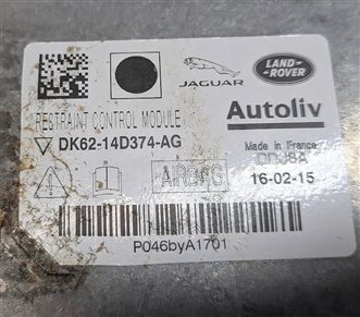 Thumbnail 6: 2014-2015 RANGE ROVER SPORT EVOQUE (L405 L494 L538) SRS SAFETY CONTROL MODULE