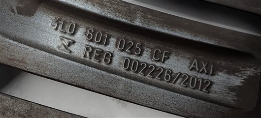Thumbnail 5: 10-15 AUDI Q7 (4L) 21x10  ALUMINUM ALLOY 5 TRIPLE 15-SPOKE WHEEL RIM (OPT: C7F)