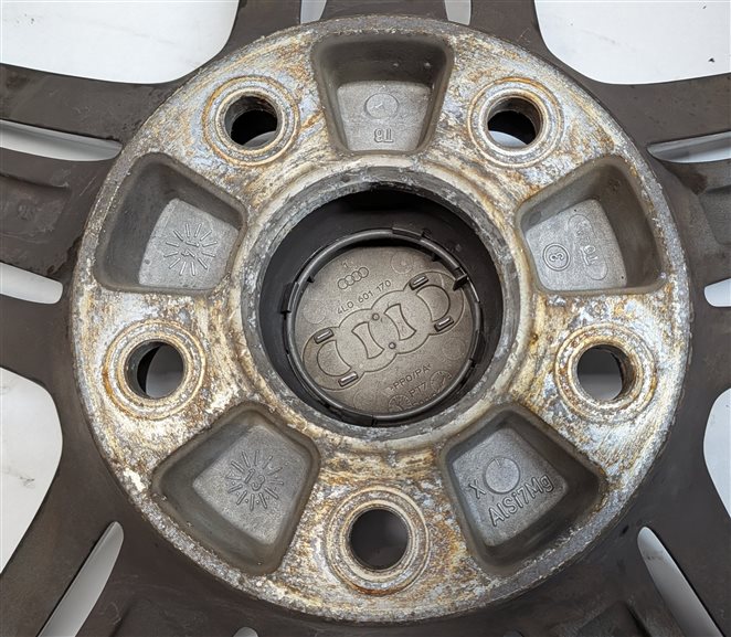 Thumbnail 8: 10-15 AUDI Q7 (4L) 21x10  ALUMINUM ALLOY 5 TRIPLE 15-SPOKE WHEEL RIM (OPT: C7F)
