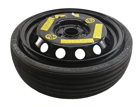 Thumbnail 2: 2004-2017 VW TOUAREG AUDI Q7 (4L) 18x6-1/2 COLLAPSIBLE SPARE TIRE WHEEL RIM