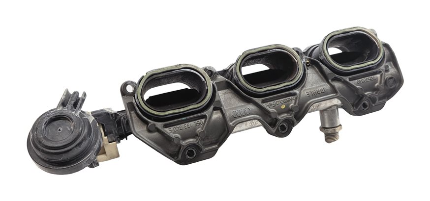 Thumbnail 6: 12-17 AUDI A6 A7 Q5 S5 SQ5 (C7 4G8 B8 8T 8R) RIGHT INTAKE MANIFOLD DIFFUSER RAIL