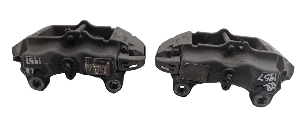 Thumbnail 2: 04-15 VW TOUAREG AUDI Q7 4L REAR LEFT & RIGHT ABS DISC BRAKE CALIPER SET2 BREMBO