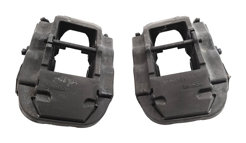 Thumbnail 3: 04-15 VW TOUAREG AUDI Q7 4L REAR LEFT & RIGHT ABS DISC BRAKE CALIPER SET2 BREMBO