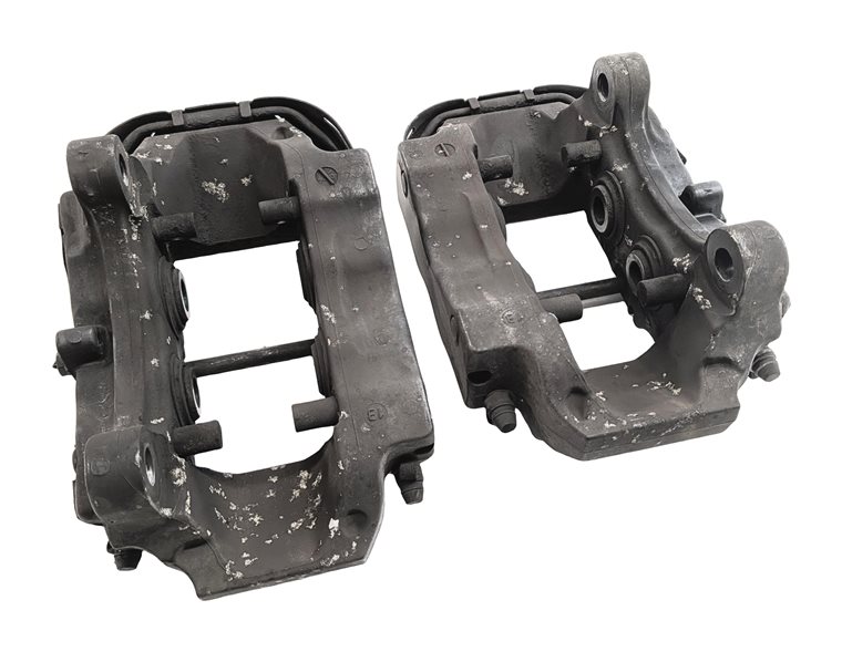Thumbnail 5: 04-15 VW TOUAREG AUDI Q7 4L REAR LEFT & RIGHT ABS DISC BRAKE CALIPER SET2 BREMBO
