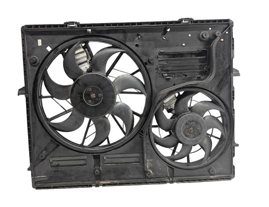 Thumbnail 2: 11-15 AUDI Q7 (4L) 3.0L ENGINE RADIATOR COOLING FAN (FOR MODELS w/ HITCH OPTION)