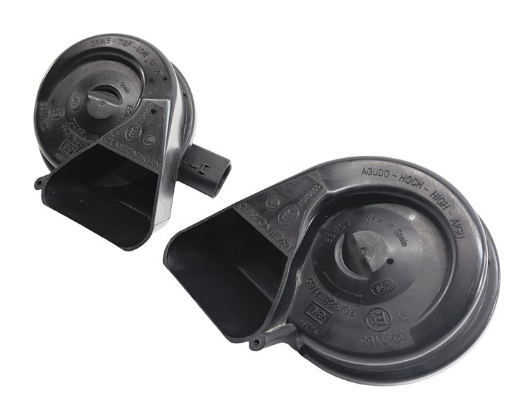 2007-2015 AUDI Q7 R8 (4L 4S) HIGH & LOW TONE NOTE SIGNAL SAFETY HORN SET-2