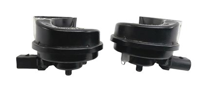 Thumbnail 4: 2007-2015 AUDI Q7 R8 (4L 4S) HIGH & LOW TONE NOTE SIGNAL SAFETY HORN SET-2