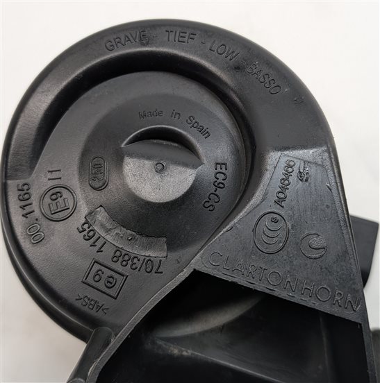 Thumbnail 9: 2007-2015 AUDI Q7 R8 (4L 4S) HIGH & LOW TONE NOTE SIGNAL SAFETY HORN SET-2