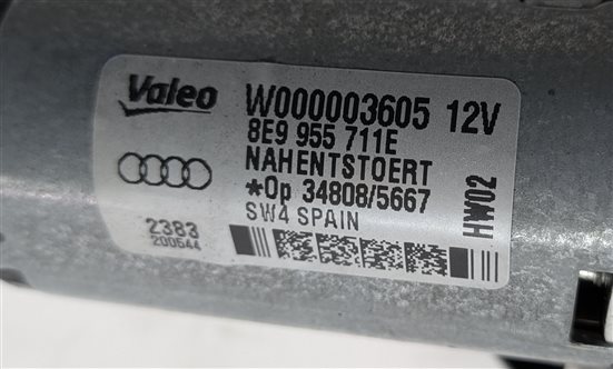 Thumbnail 8: 02-17 AUDI A3 A4 S4 SQ5 Q5 Q7 (B8 8R 4L) HATCH GATE TRUNK DOOR REAR WIPER MOTOR