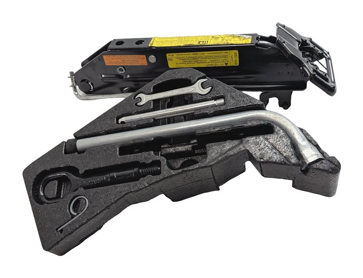 2013-2015 AUDI Q7 (4L) EMERGENCY ROADSIDE CAR LIFT SCISSOR JACK TOOL KIT w/CASE