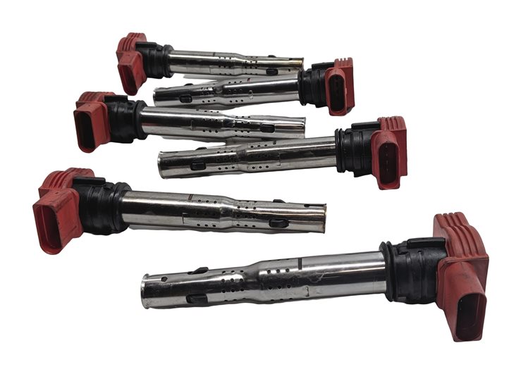Thumbnail 2: 2005-2017 AUDI A4 S4 A5 S5 A6 S6 A7 A8 Q5 SQ5 Q7 R8 S8 IGNITION COIL SET 6