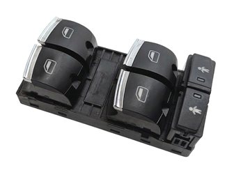 Thumbnail 1: 11-15 AUDI Q7 (4L) FRONT LEFT DRIVER MASTER POWER WINDOW SWITCH w/ CHILD LOCK