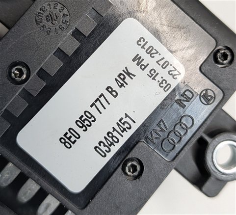 Thumbnail 8: 05-11 AUDI A6 S6 Q7 (C6 4L) LEFT FRONT DRIVER POWER SEAT ADJUST SWITCH (BLACK)